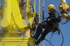 Cleaning at the Isle of Grain for Esso