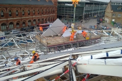 Kings Cross/ St Pancras Roofing Panel Installation